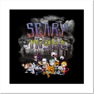 Scary Night Posters and Art